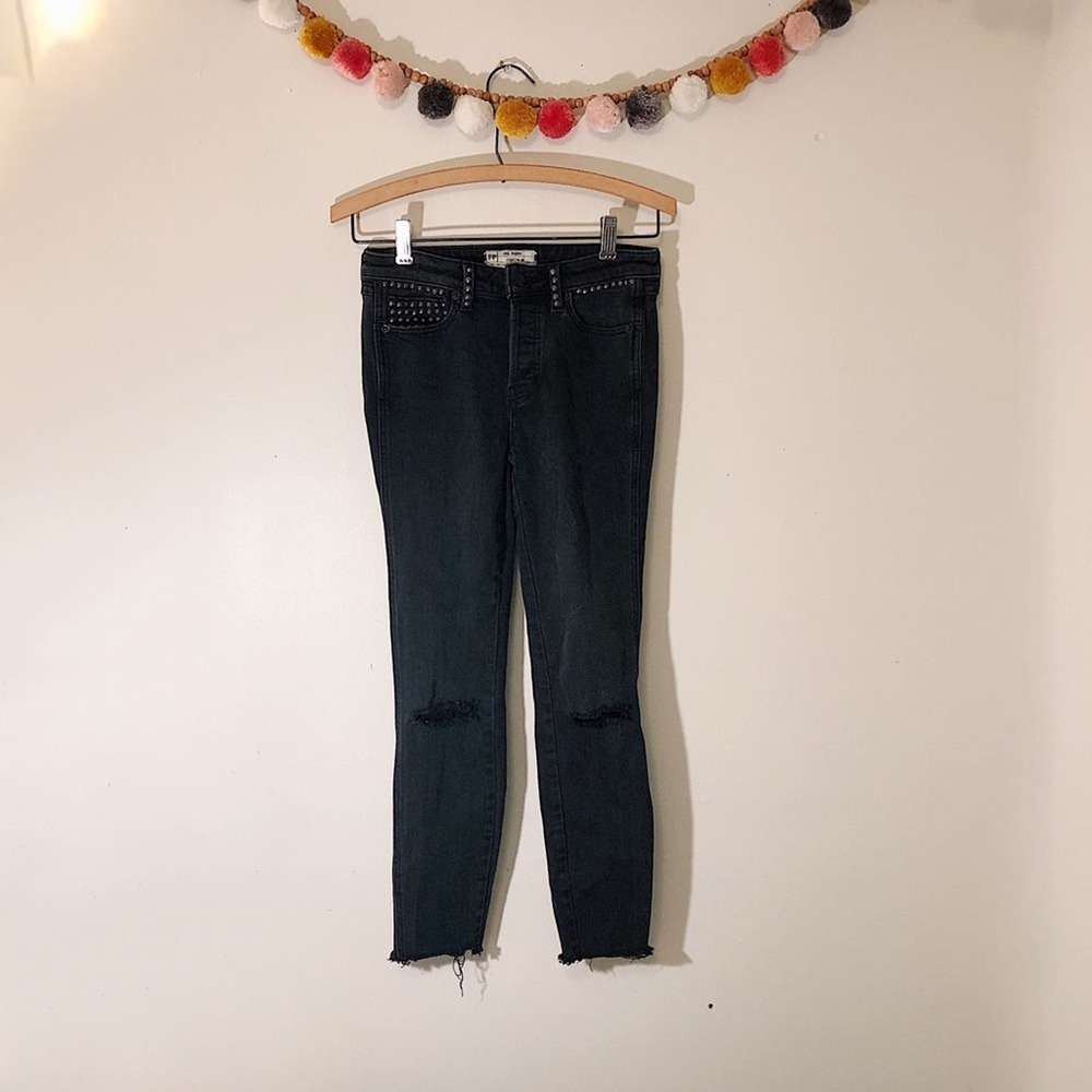 Free People Black Jeans size 25
